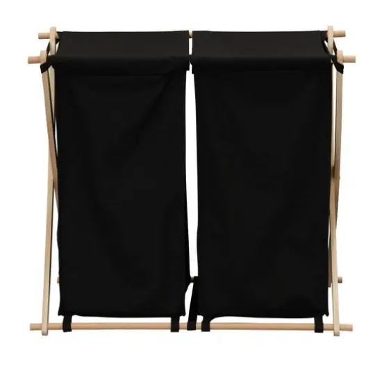 Household Essentials X-Frame Laundry Sorter Black {8}