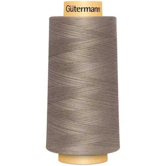 G&uuml;termann Natural Cotton Thread, 3,281yd. Taupe {1}