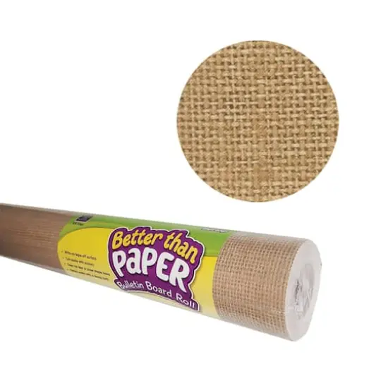 Teacher Created Resources Better Than Paper&reg; 4' x 12' Burlap Design Bulletin Board Roll, 4ct. {1}