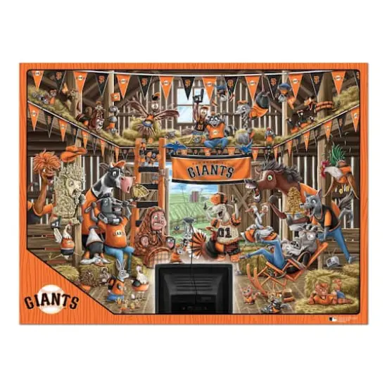 MLB Barnyard Fans 500 Piece Puzzle San Francisco Giants {5}