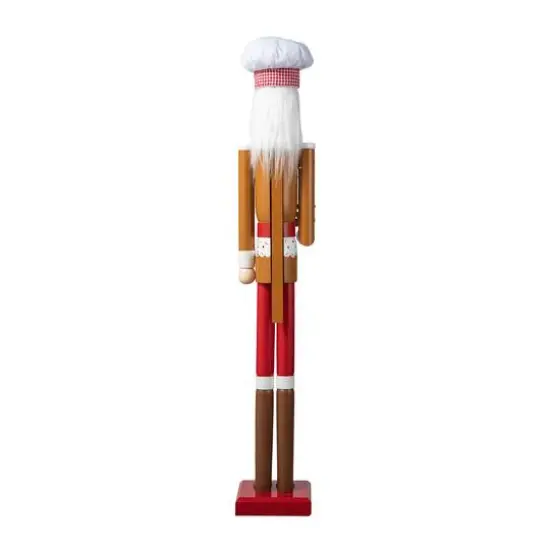 Glitzhome&reg; 42" Christmas Gingerbread Chef Nutcracker {7}