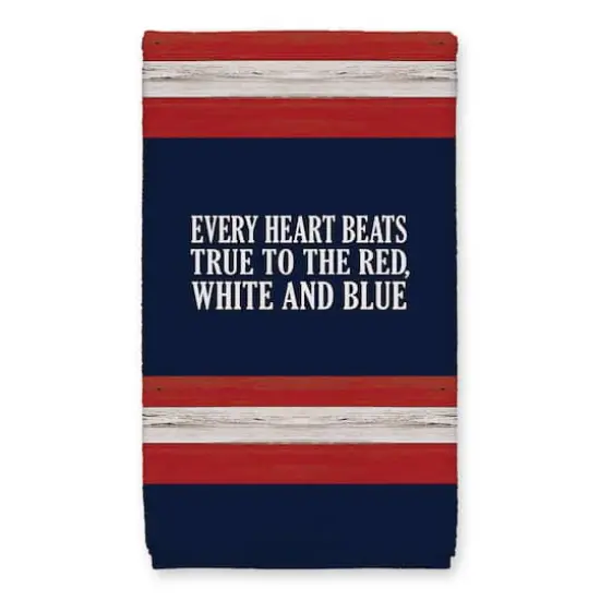 Every Heart Beats True to the Red, White & Blue Tea Towel Set {3}