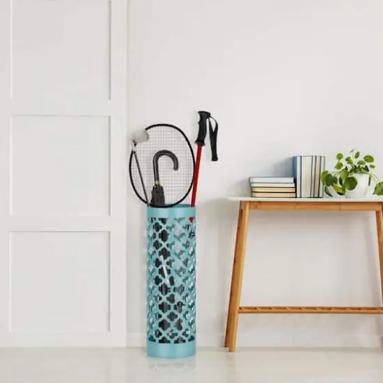 NEX&trade; Metal Umbrella Stand Rack Blue {7}