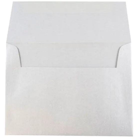 JAM Paper 4.75" x 6.5" Metallic Invitation Envelopes, 50ct. Silver Stardream {4}