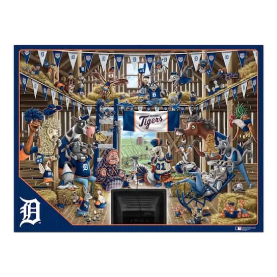 MLB Barnyard Fans 500 Piece Puzzle Detroit Tigers {5}