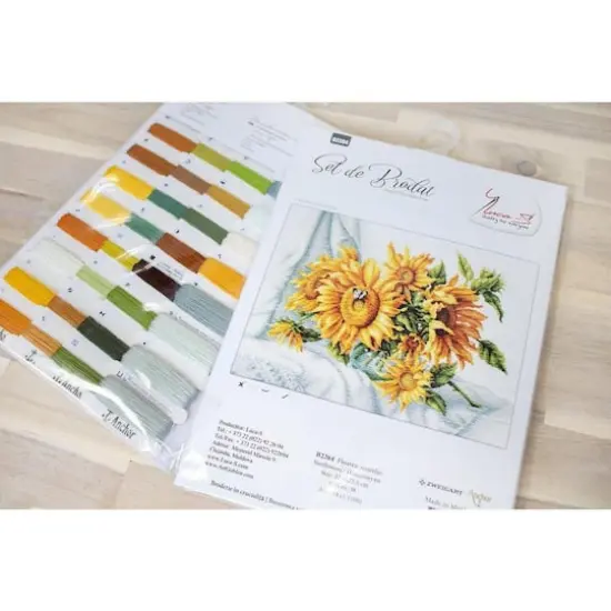 Luca-s Sunflowers Counted Cross Stitch Kit {4}