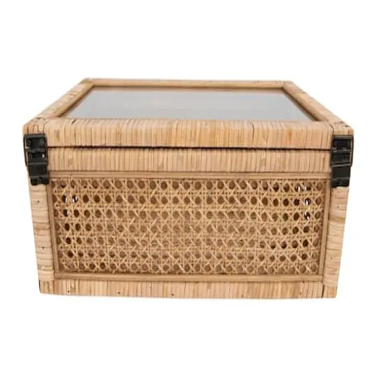 Hello Honey&reg; Cane & Rattan Display Box with Glass Lid Set {8}