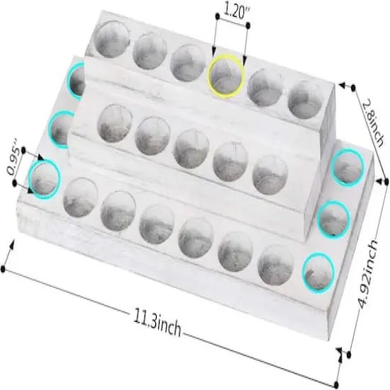 NEX&trade; 3-Tier Essential Oils Storage for 5, 10, 15, 20mL Bottles {3}