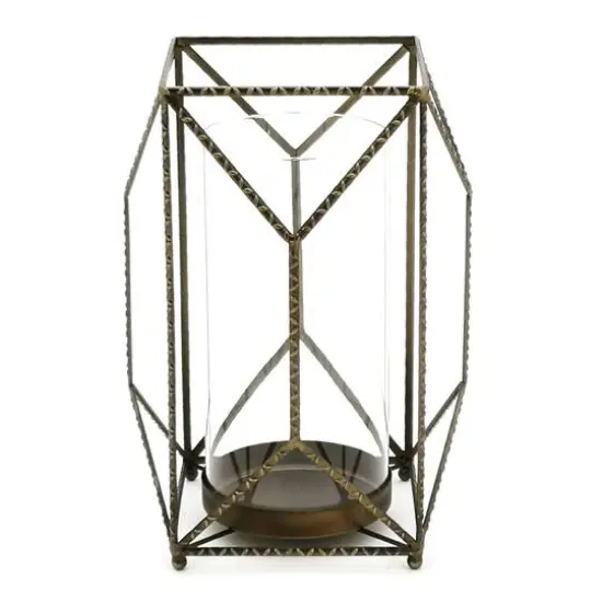 12" New Age Lantern Candle Holder {1}