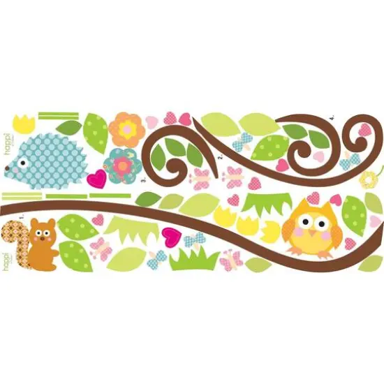RoomMates Happi Scroll Branch Peel & Stick Wall Decals {1}