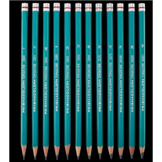 Prismacolor&reg; Premier&reg; Turquoise Soft Graphite Pencil Set {4}