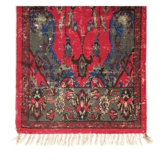 Hello Honey&reg; 8ft. Multicolor Distressed Print Woven Cotton Woven Cotton Runner {3}