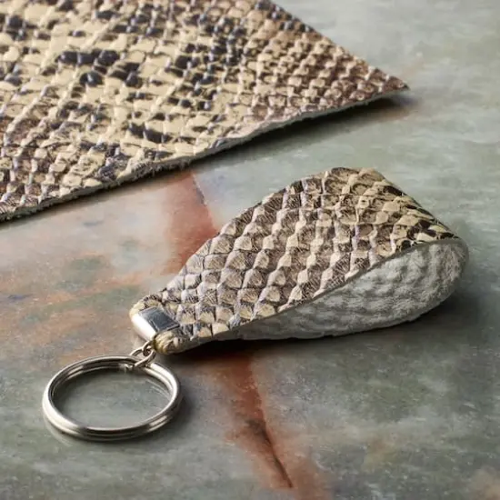 5" Brown Square Leather Flats Mix by Bead Landing&trade; {3}