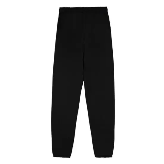 Fruit of the Loom Eversoft Fleece Elastic Bottom Sweatpant Black {1}