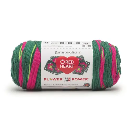 3 Pack Red Heart&reg; All In One Flower Power&trade; Yarn Hyacinth Bucket {4}