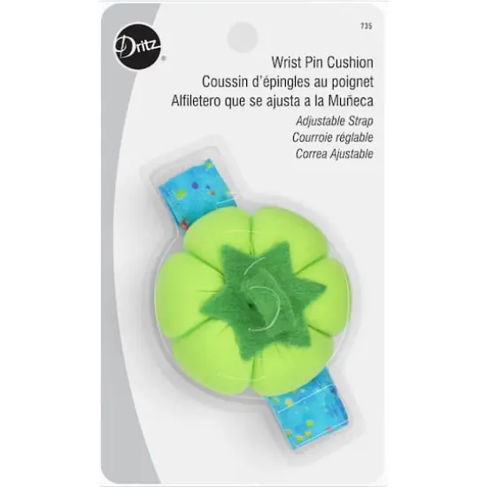 Dritz&reg; Adjustable Wrist Tomato Pin Cushion, 3ct. {4}
