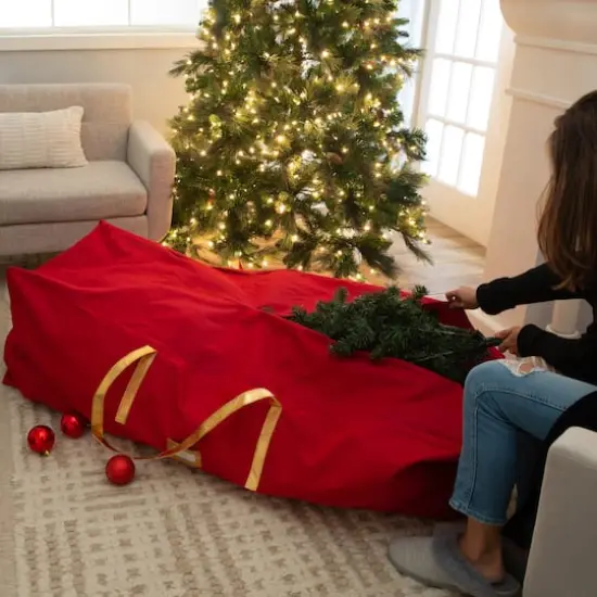 Simplify 9ft. Tree Heavy Duty Holiday D&eacute;cor Storage Bag {3}