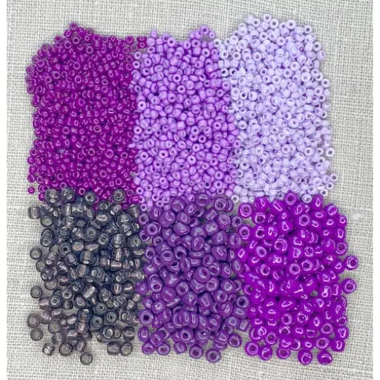 Jewelry Made By Me&trade; Shades of Purple Round Beads {3}