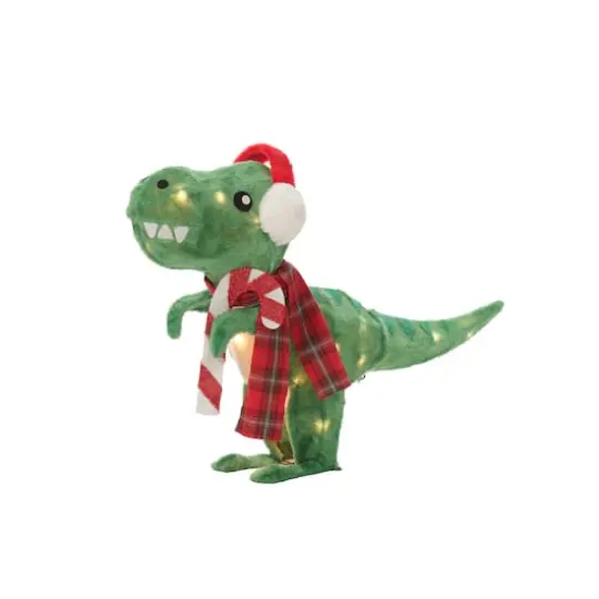 24" Plush T-Rex with Earmuffs Figurine {4}