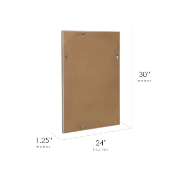 Head West 30" Silver Metro Beaded Glass Framed Vanity Mirror {7}