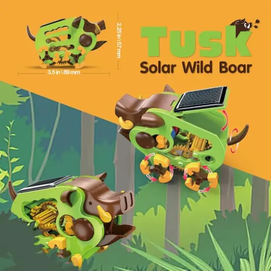 Teach Tech Tusk Solar Wild Boar Robot Crawler Building Set {4}