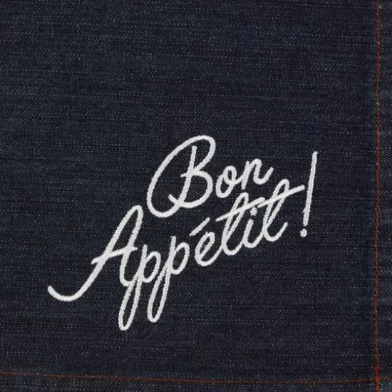 Bon Appetit Denim Embroidered Placemat, 4ct. {6}