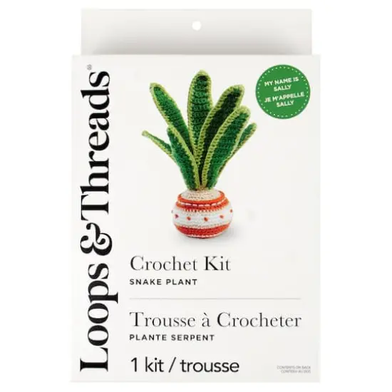 Intermediate Snake Plant Amigurumi Crochet Kit by Loops & Threads&reg; {4}
