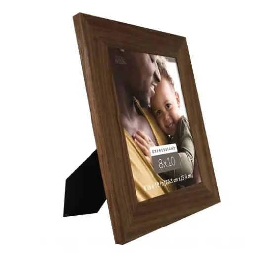 Expressions&trade;8" x 10" Walnut Wide Scoop Frame by Studio D&eacute;cor&reg; {6}