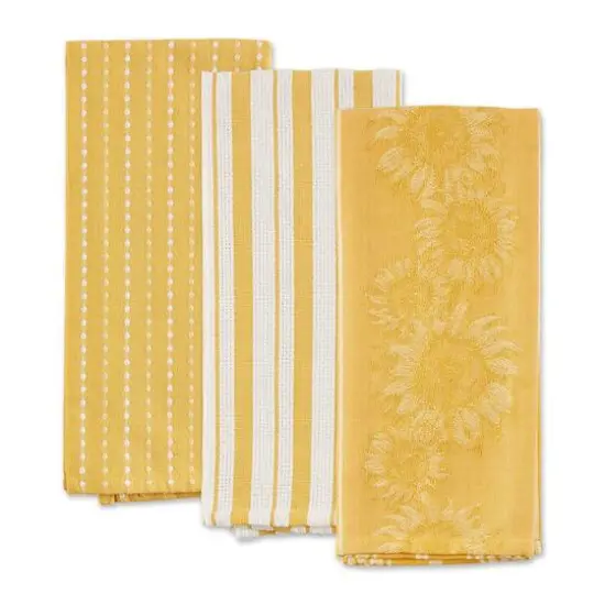 DII&reg; Burnt Apricot Sonoma Harvest Dish Towels, 3ct. {4}