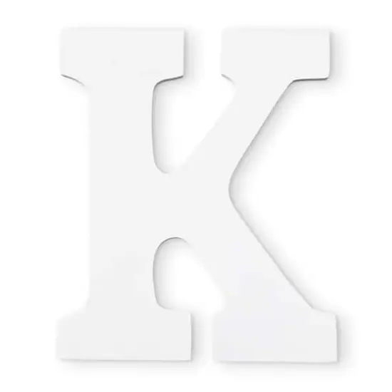 9" White MDF Whimsy Letter by Make Market&reg; K {1}