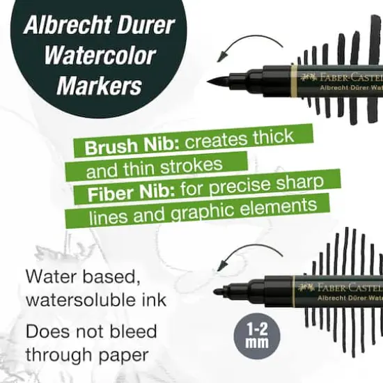 Faber-Castell&reg; Wet Mediums Art & Graphic Try It Box Set {7}