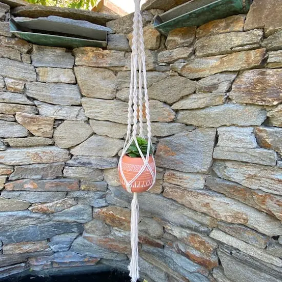 Flora Bunda&reg; 41" Hanging Macram&eacute; Planter Hanger {3}