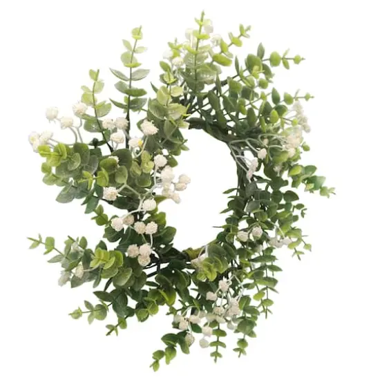 10" Mini White Baby's Breath Wreath by Ashland&reg; {4}