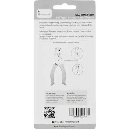 Dress My Craft&reg; 1/8" Hand Punch {4}