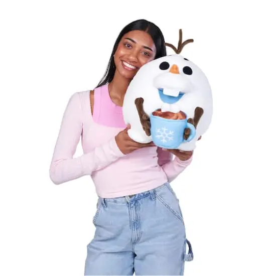 Snackles Disney&reg; 14" Olaf with Hot Chocolate Plush {3}
