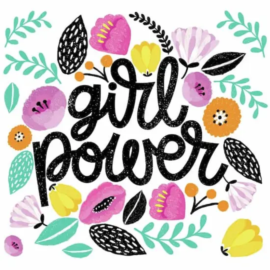 RoomMates Girl Power Peel & Stick Giant Wall Decals {1}