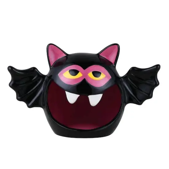 Mr. Halloween 9" Motion Activated Ceramic Bat Candy Bowl {1}