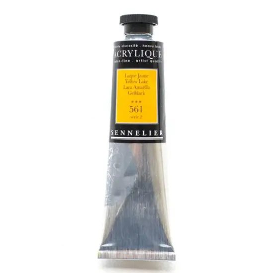 Sennelier Extra Fine Artists' Acrylic Paint, 60mL 561 Yellow Lake {1}