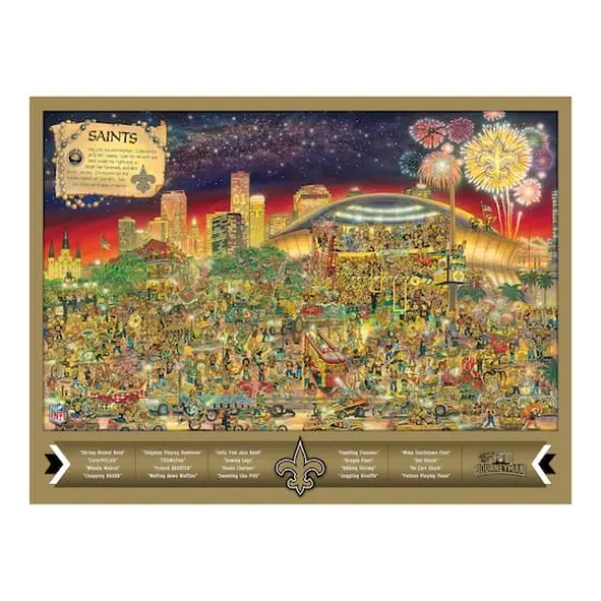 Joe Journeyman NFL 500 Piece Jigsaw Puzzle New Orleans Saints {4}