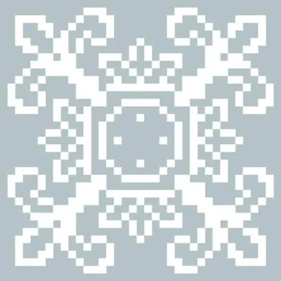 Diamond Dotz&reg; Beginner White on Blue Diamond Facet Art Kit {4}