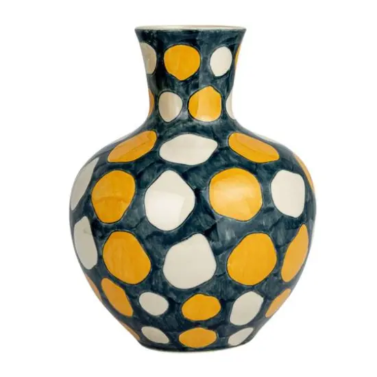 Hello Honey&reg; 10.5" Dotted Elegance Multicolored Stoneware Jug {11}