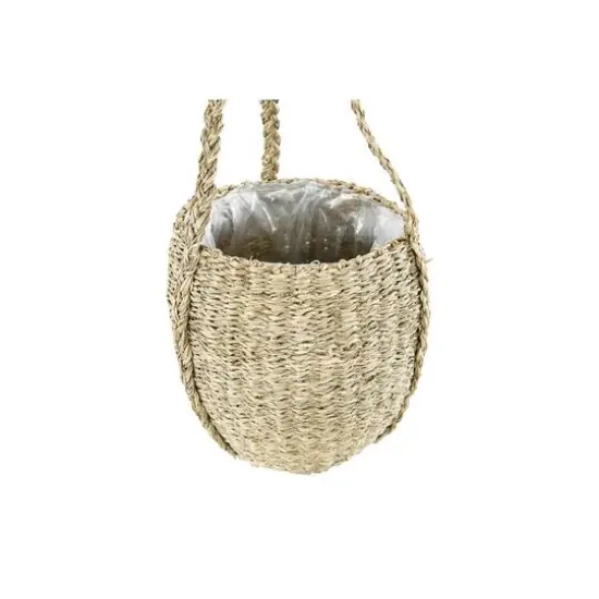 Hello Honey&reg; Handwoven Hanging Seagrass Basket Planter {5}