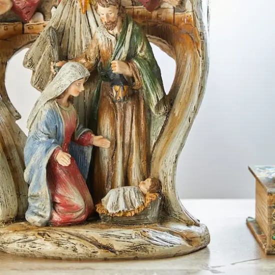 Glitzhome&reg; 11" Nativity D&eacute;cor {7}