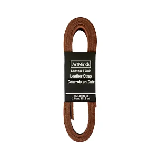Brown Leather Strap by ArtMinds&trade; {3}