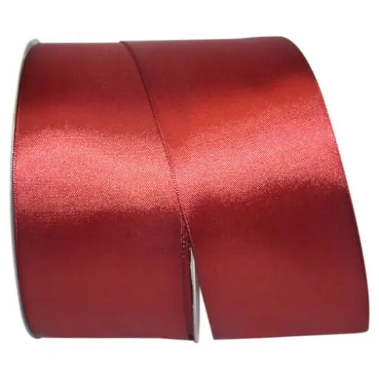 JAM Paper 2.5'' x 50yd. Double Face Satin Ribbon Copper {1}