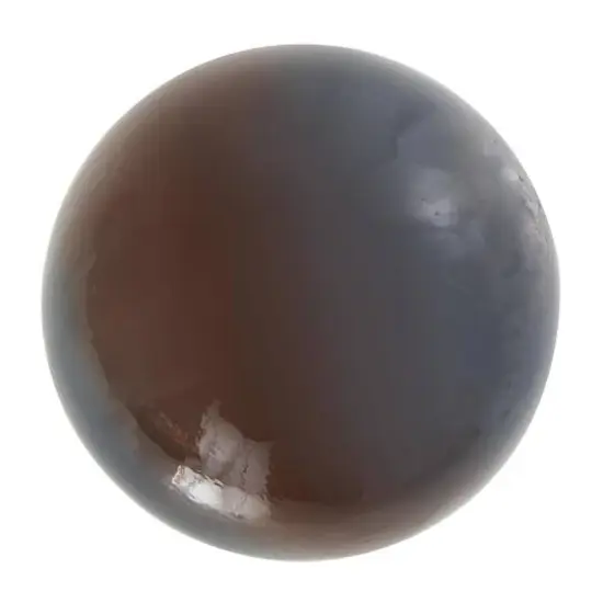 Blue with Brown Stripe Abstract Brushed Decorative Orbs & Vase Filler Set {10}