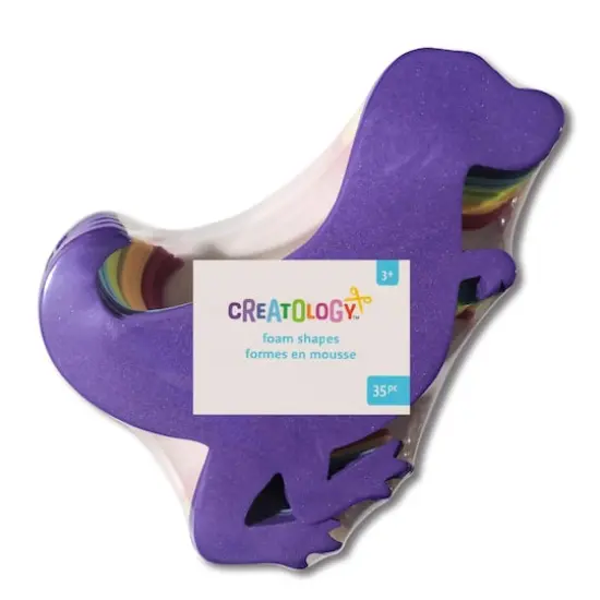 6.5" Dino Foam Shapes, 35ct. by Creatology&trade; {3}