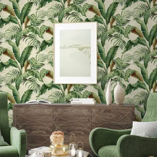 Tommy Bahama&reg; Palmiers Peel & Stick Wallpaper Aloe {10}
