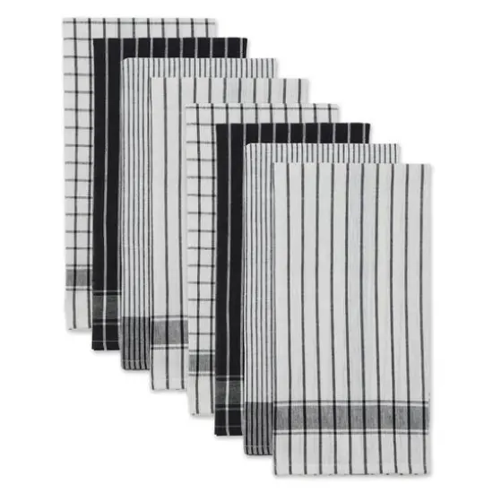 DII&reg; Basic Dishtowels Set, 8ct. Eggplant {2}