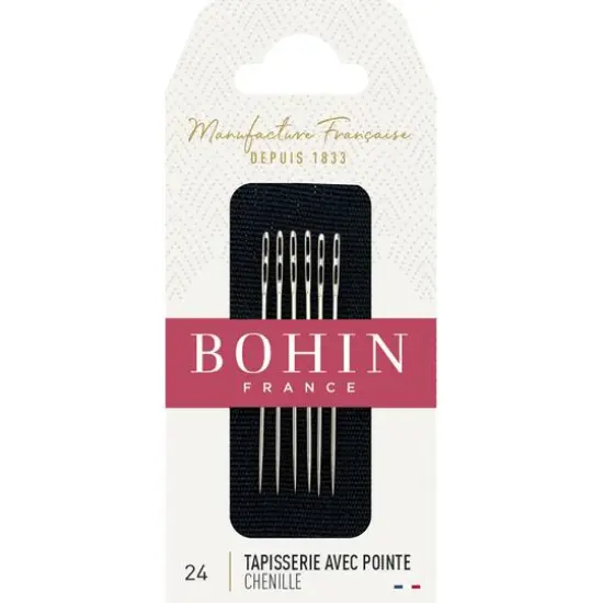 Bohin Double Eye Chenille Size 24 Hand Needles, 6ct. {1}